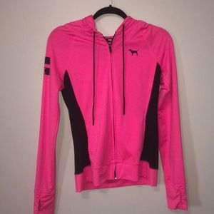 Pink Zip Up Dri Fit